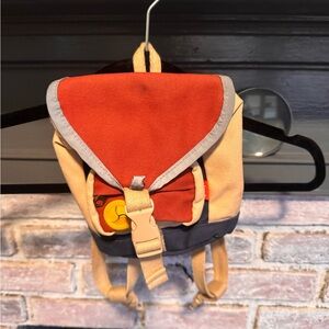 Dog harness -Red and Tan Mini Backpack